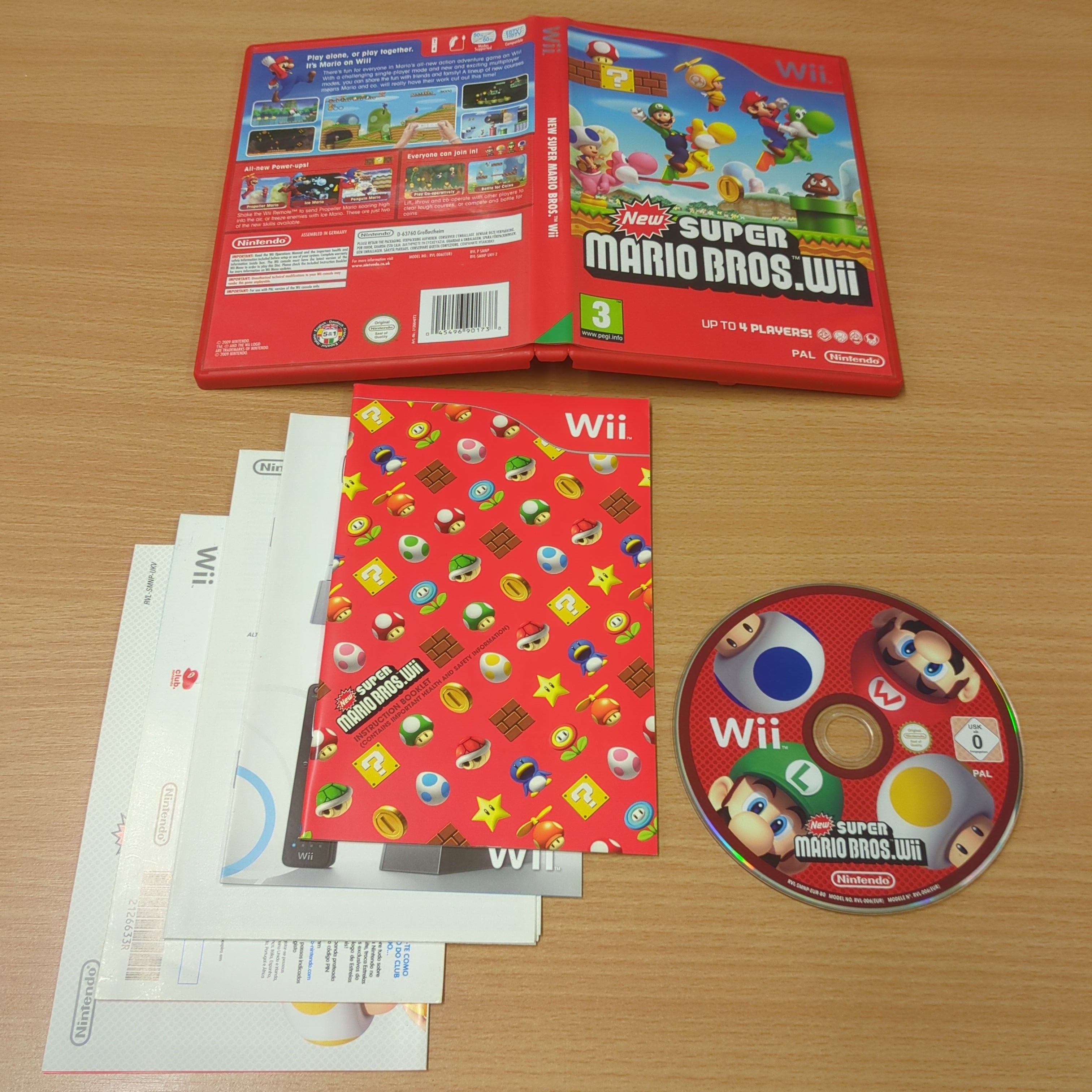 New Super Mario Bros. Wii Nintendo Wii game New Super Mario Bros. Wii Nintendo Wii game